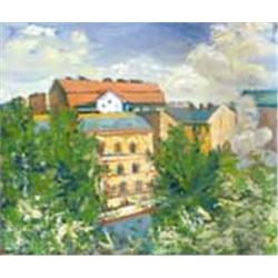 Alfréd Réth (1884-1966) - Hidden houses among foliages