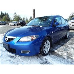 B5 --  2008 MAZDA 3 , Blue , 233164  KM's