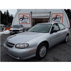 E2 --  2003 CHEV MALIBU , Grey , 112097  KM's