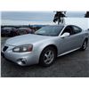 Image 1 : D1 --  2004 PONTIAC GRAND PRIX  , Grey , 103955  KM's
