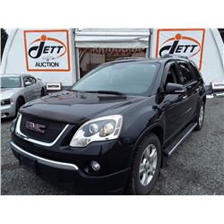 G6 --  2010 GMC ACADIA SLE , Black , 135739  KM's