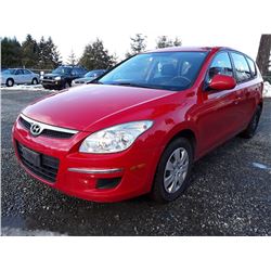 C1 -- 2010 HYUNDAI ELANTRA TOURING GLS WAGON, RED, 122,540 KMS