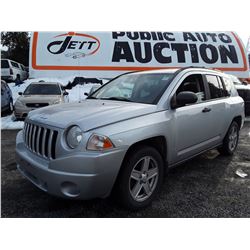 H6 --  2007 JEEP COMPASS , Grey , 137869  KM's