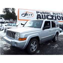 J3 --  2010 JEEP COMMANDER SPORT , Grey , 225727  KM's