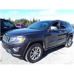 H4 --  2014 JEEP GRAND CHEROKEE LTD , Grey , 169835  KM's