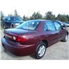 Image 3 : L5 --  2003 CHEVROLET CAVALIER , Red , 197974  KM's