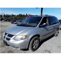 J5 --  2003 DODGE GRAND CARAVAV , Grey , 219639  KM's