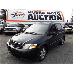 N1 --  2000 MAZDA MPV , Green , 296582  KM's