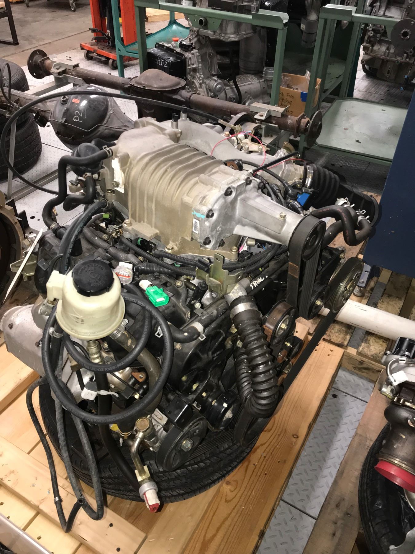 Nissan 3.3L 6 Cylinder Supercharged Engine