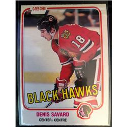 1981-82 O-Pee-Chee Rookie Card Denis Savard Card #63