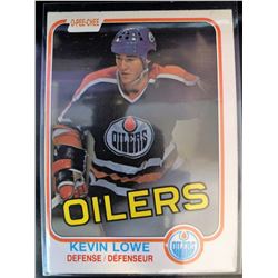 1981-82 O-Pee-Chee Rookie Card Kevin Lowe Card #117