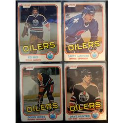 1981-82 O-Pee-Chee X 4 Doug Hicks #114, Garry Lariviere #116,