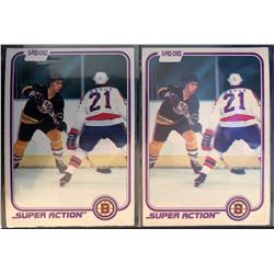 1981-82 O-Pee-Chee X 2 Ray Bourque  Card #17 Super Action