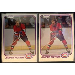 1981-82 O-Pee-Chee X 2 Guy Lafleur Card #195 Super Action