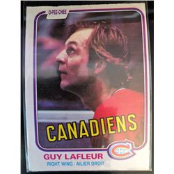 1981-82 O-Pee-Chee Guy Lafleur Card #177