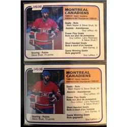 1981-82 O-Pee-Chee X 2 Steve Shutt Card #197 Scoring Leaders