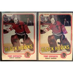 1981-82 O-Pee-Chee X 2 Tony Esposito Card #54