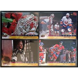2017-18 Upper Deck Canvas X 4 Paul Byron #C45,Jimmy Howard #C149