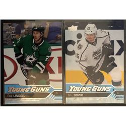2016-17 Upper Deck Young Guns X 2 Esa Lindell #237 Series #1 and