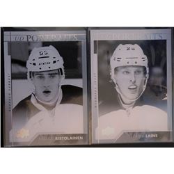 2017-18 Upper Deck Portraits X 2 Patrik Laine #P-31 Series #1 and