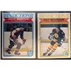 Image 1 : 1982-83 O-Pee-Chee In Action X 2 Ray Bourque #24,Dave Babych #376