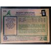 Image 2 : 1983-84 O-Pee-Chee Rookie Card Scott Stevens Card #376