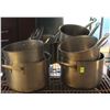 Image 1 : LOT OF 10 STAINLESS STEEL SAUCE PANS