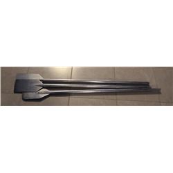 LOT  OF 3 STAINLESS STEEL MIXING PADDLE
