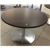 30" ROUND CHROME BASE  BAR TABLE