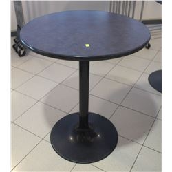 32" ROUND BLACK BASE  BAR TABLE
