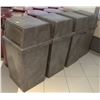 Image 1 : LOT OF 4 BROWN RUBBERMAID COMMERCIAL GARBAGE BINS