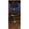 ADJUSTABLE CASHIER CHAIR WITH CHROME BASE