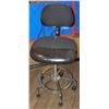 ADJUSTABLE CASHIER CHAIR WITH CHROME BASE