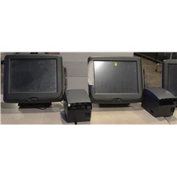 LOT OF 2 RADIANT POS SYSTEMS WITH PRINTER