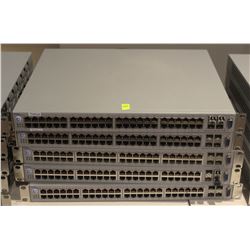 LOT OF 5 NORTEL 48  PORT ETHERNET SWITCH