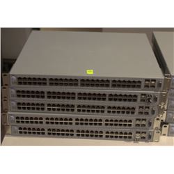 LOT OF 5 NORTEL 48  PORT ETHERNET SWITCH