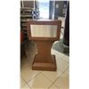 Image 1 : WOODEN PODIUM WITH INTERIOR LIGHTS