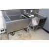 Image 1 : JOCKEY STATION SINGLE DISH SINK W/ S/S CABINET