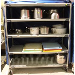 4 TIER METRO MAX BANQUET CART WITH COVER