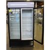 Image 5 : NEW 1000L UPRIGHT HINGED DOUBLE GLASS DOOR COOLER