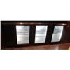Image 1 : TRUE GLASS 3 DOOR BACK BAR COOLER