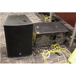 LOT OF 2 RENKUS HEINZ SPEAKERS