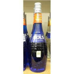 BOTTLE OF BOLS AMSTERDAM 1575 BOLS BLUE