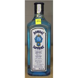 BOTTLE OF BOMBAY SAPPHIRE LONDON DRY GIN