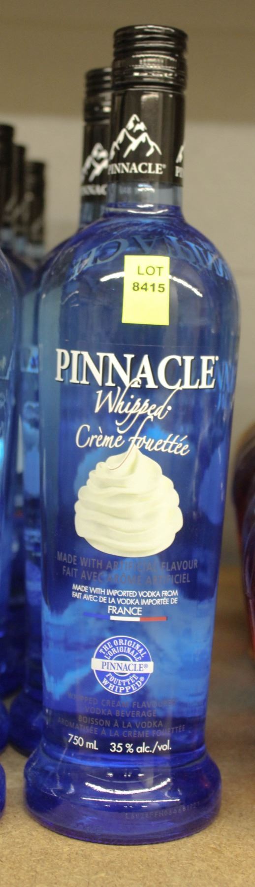 BOTTLE OF PINNACLE WHIPPED CREAM VODKA