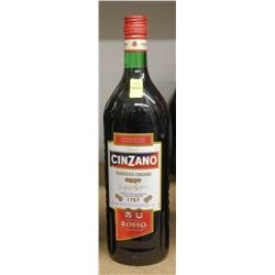 BOTTLE OF CINZANO ROSSO VERMOUTH