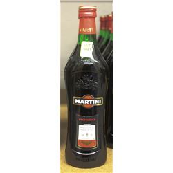 BOTTLE OF MARTINI ROSSO VERMOUTH