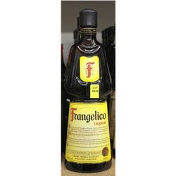 BOTTLE OF FRANGELICO LIQUOR