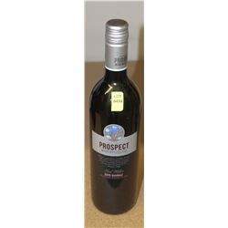 BOTTLE OF PROSPECT WINE 2015 SHIRAZ