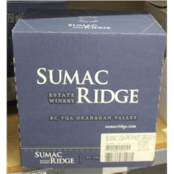 12 BOTTLES OF SUMAC RIDGE ESTATE PINOT GRIGIO